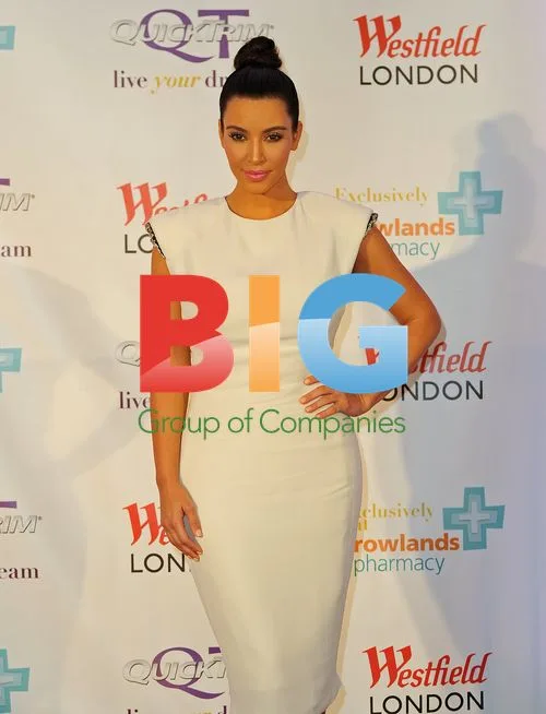 Kim Kardashian at Quick Trim UK Launch