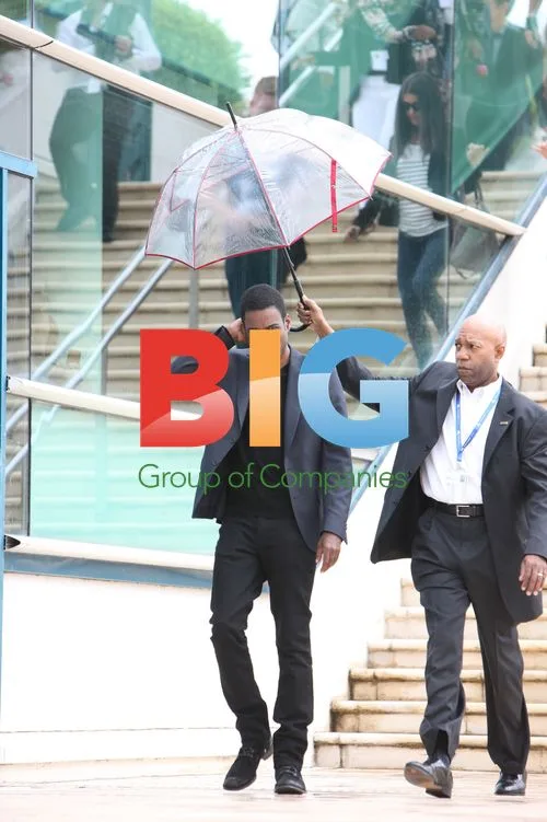 Chris Rock Leaving Cannes Palais