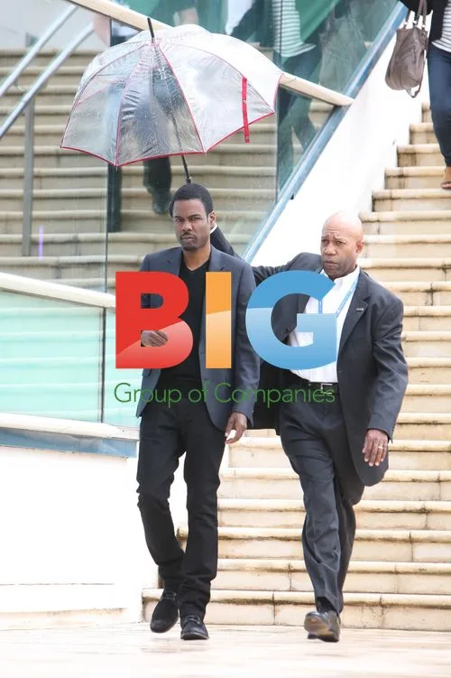 Chris Rock Leaving Cannes Palais