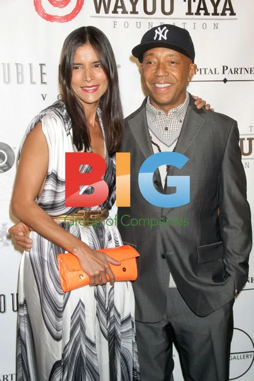 Patricia Velasquez and Russell Simmons at Wayuu Taya Gala
