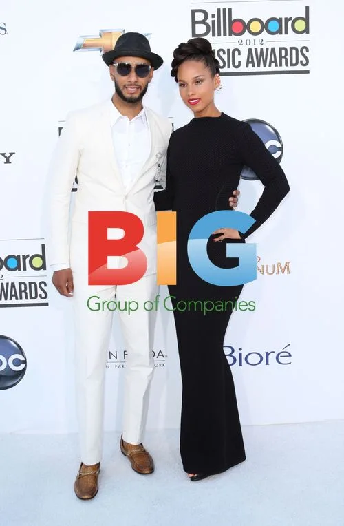 Swizz Beatz and Alicia Keyes at 2012 Billboard Music Awards