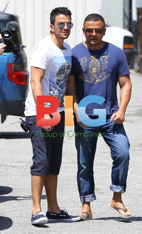 Peter Andre Films Reality TV in LA
