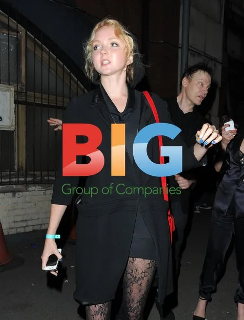 Lily Cole at Clinton Foundation Party