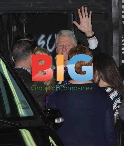 Clintons at Millennium Network Party