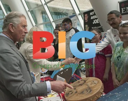 Prince Charles and Camilla at First Nations University