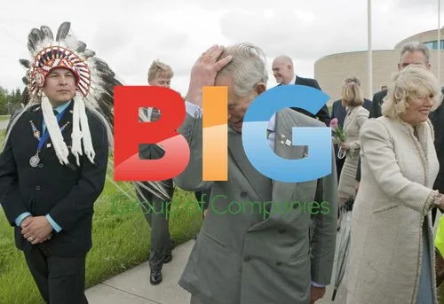 Prince Charles and Camilla at First Nations University