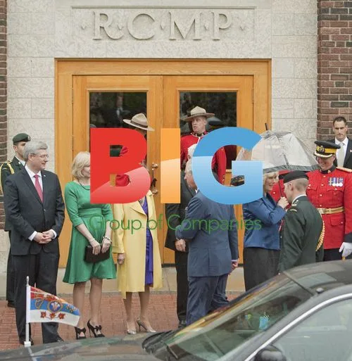 Harper and Royals at RCMP Depot