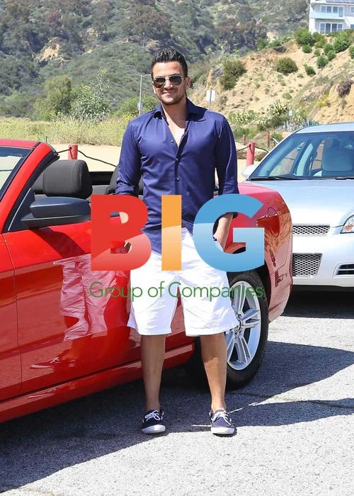 Peter Andre sightseeing in LA