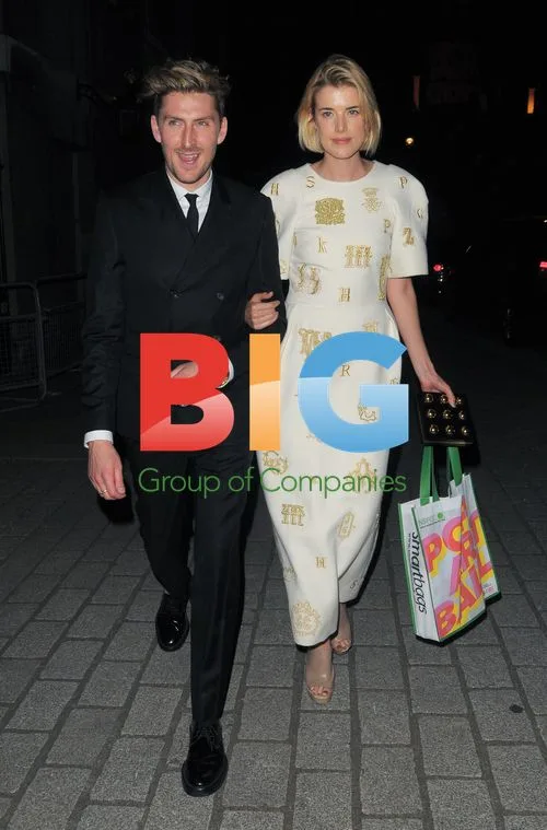 Agyness Dean And Henry Holland Leaving Charity Fundraiser