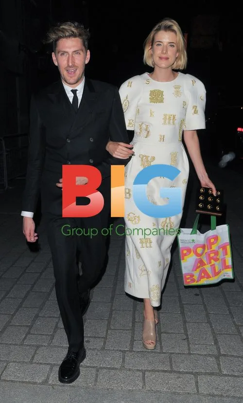 Agyness Dean And Henry Holland Leaving Charity Event