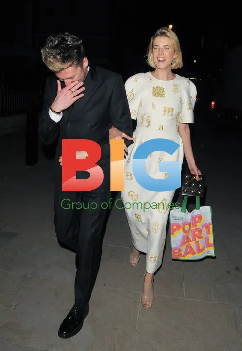 Agyness Dean And Henry Holland Leaving Charity Fundraiser