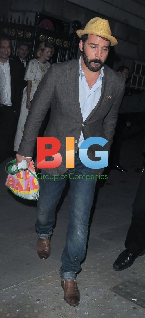 Jeremy Piven Leaving Charity Fundraiser