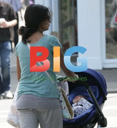 TV Presenter Konnie Huq with Son