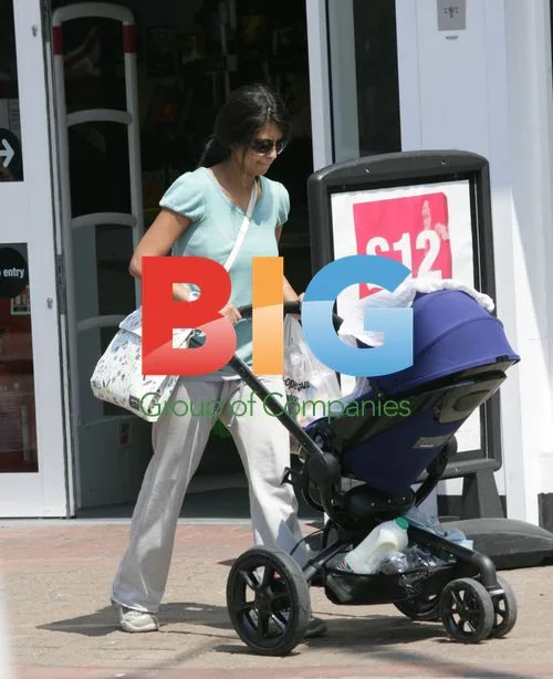 Konnie Huq Running Errands with Baby Son in West London