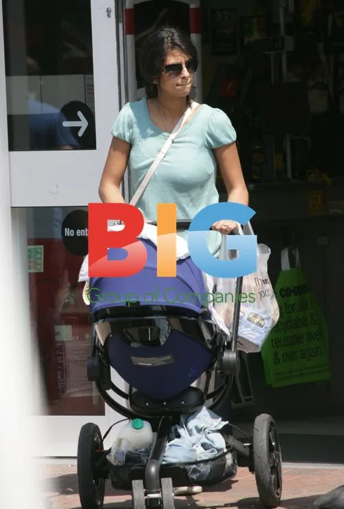 Konnie Huq with Baby Son Covey