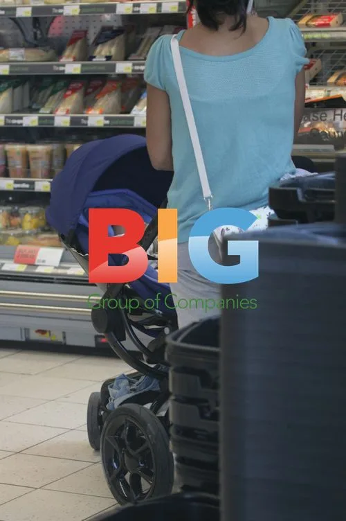 Konnie Huq with baby son in West London