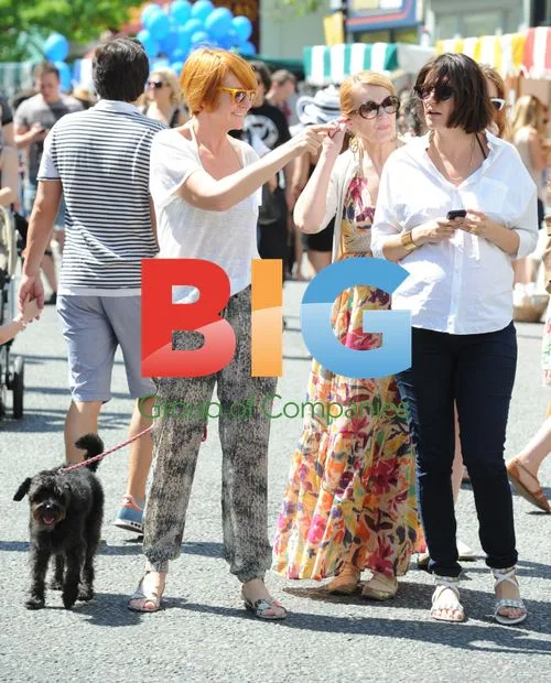 Mary Portas and Melanie Rickey Seen Shopping