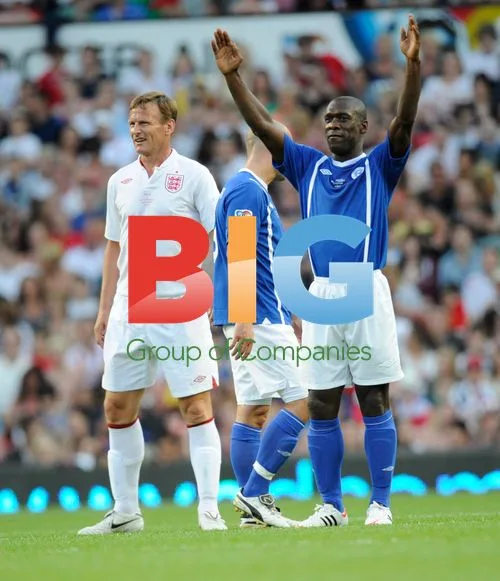 Teddy Sheringham and Clarence Seedorf at Soccer Aid 2012