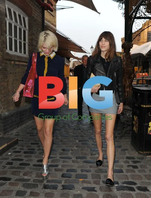 Pixie Geldof and Alexa Chung Arrive at Charity Event