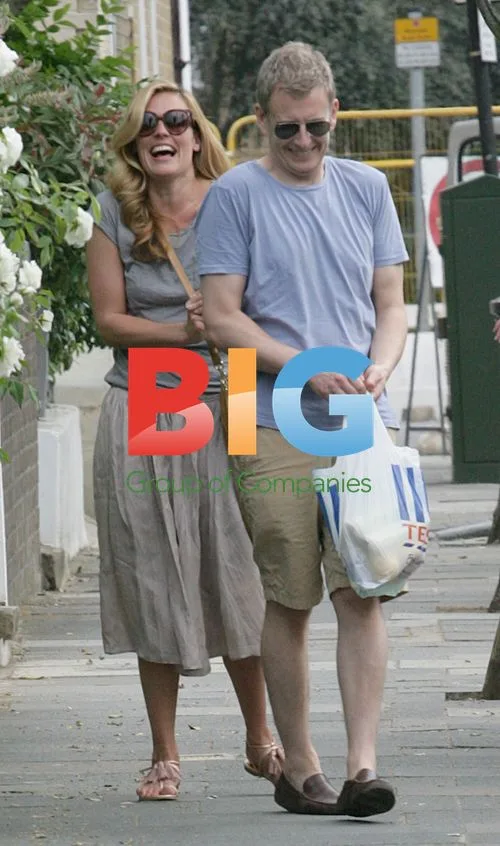 Patrick Kielty and Cat Deely shopping in London
