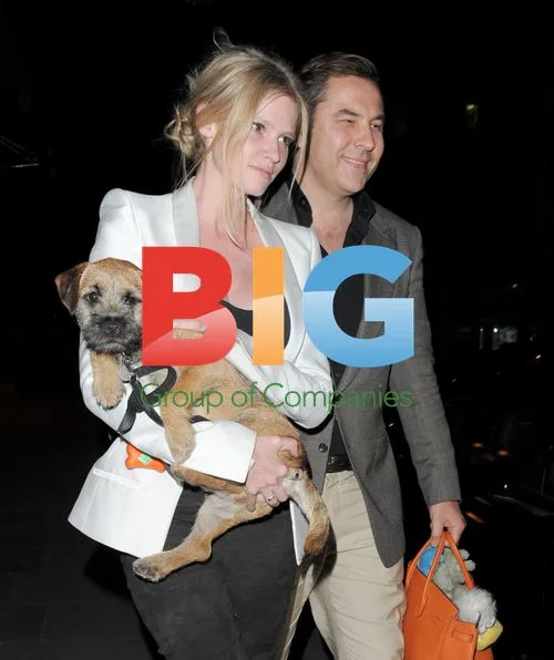 David Walliams and Lara Stone Out in London