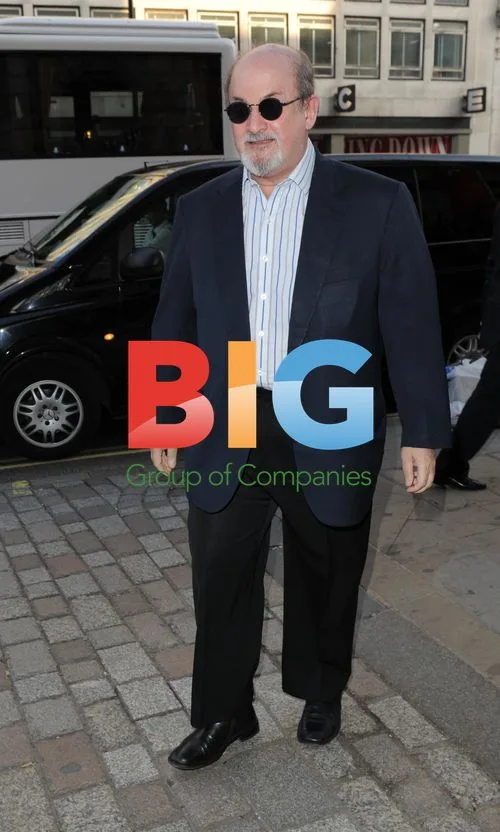 Sir Ahmed Salman Rushdie at Royal Academy Arts Exhibition
