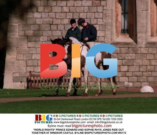 Prince Edward and Sophie Rhys-Jones Ride at Windsor Castle