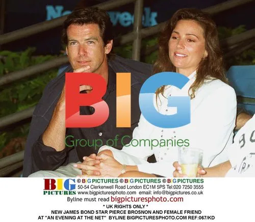 Pierce Brosnan and Friend at 'An Evening at the Net'