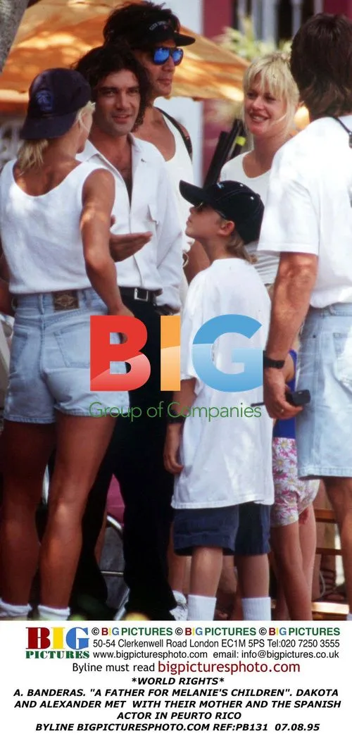 A. Banderas with Melanie's Children