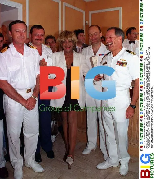 Tina Turner at Villefrance sur Mer Birthday