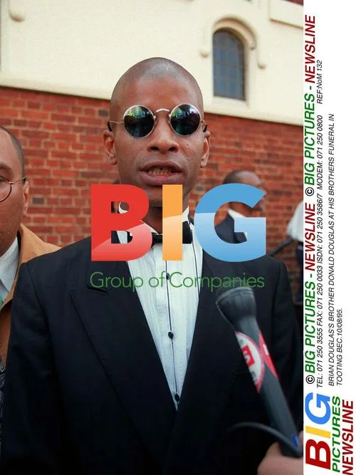 Donald Douglas at Brian Douglas's Funeral
