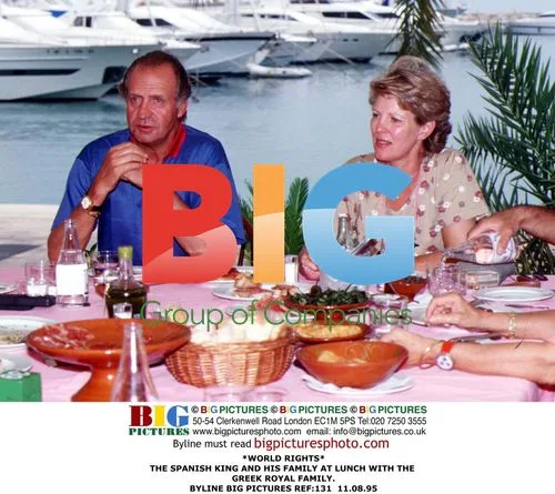 Spanish King and Greek Royal Family Lunch