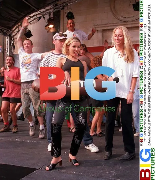 Danni Minogue at Big Breakfast Road Show
