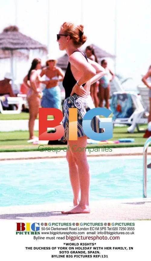Duchess of York on Holiday in Spain