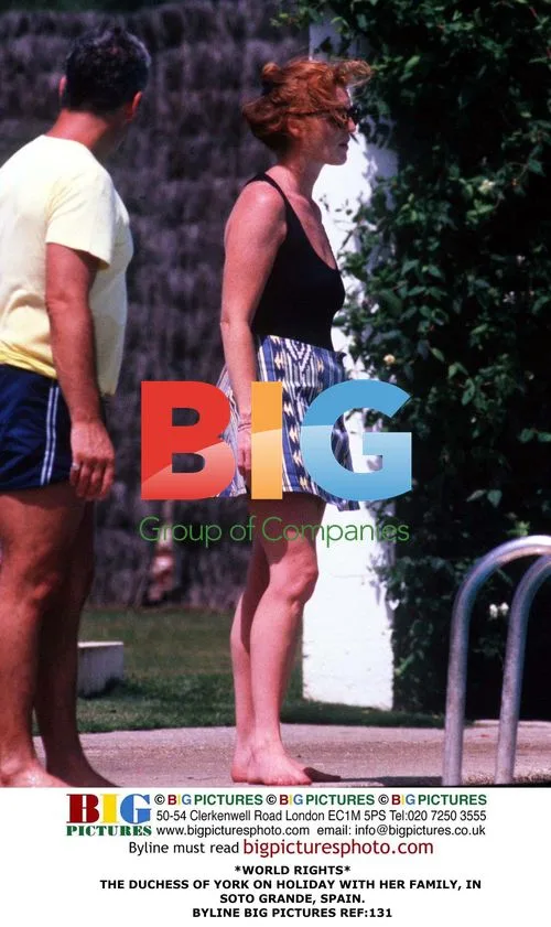 Duchess of York on Holiday in Spain