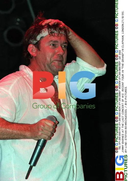 Jimmy Barnes at concert in Clapham, London