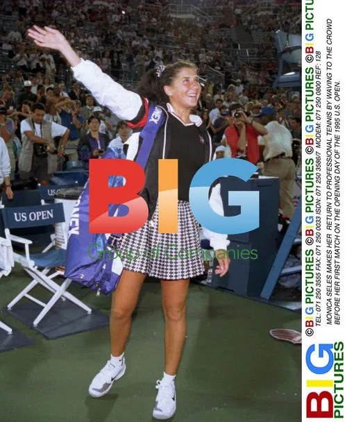 Monica Seles returns to 1995 U.S. Open