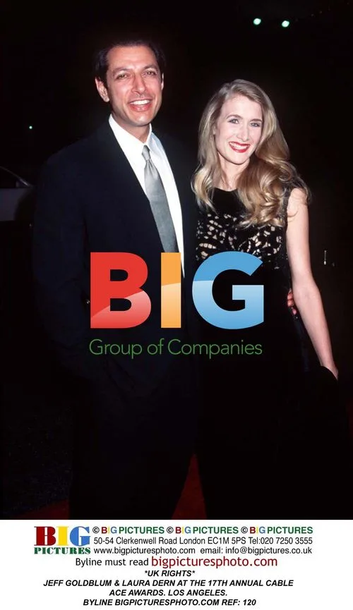 Jeff Goldblum and Laura Dern at Cable Ace Awards