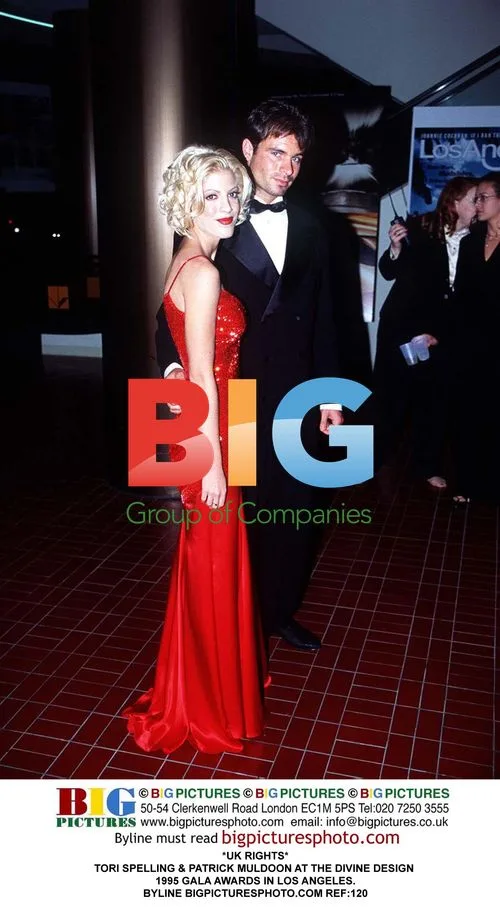 Tori Spelling & Patrick Muldoon at Divine Design 1995 Gala