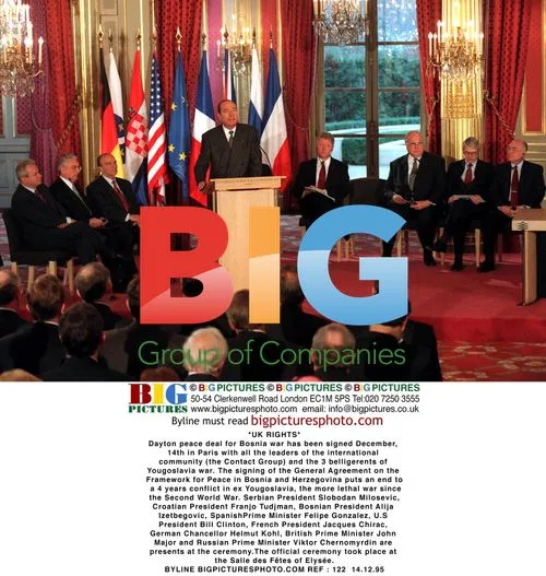Dayton Peace Deal Signing in Paris