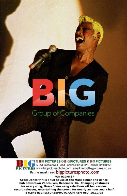 Grace Jones Performs at Mars Club in Vancouver