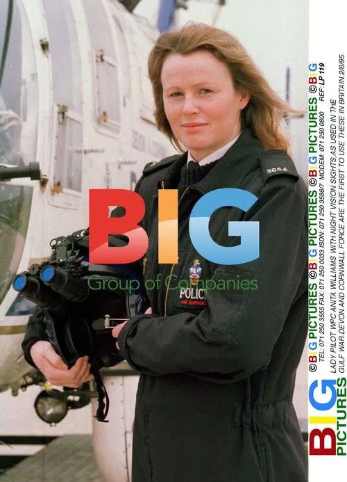 Lady Pilot WPC Anita Williams With Night Vision Sights