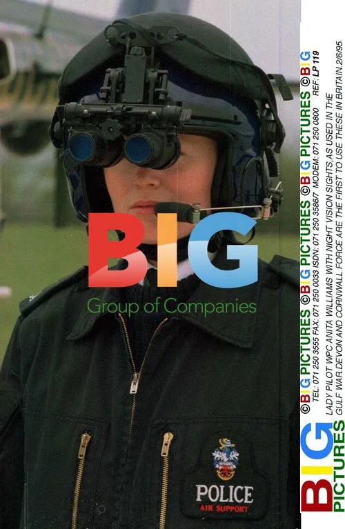 Lady Pilot WPC Anita Williams with Night Vision Sights