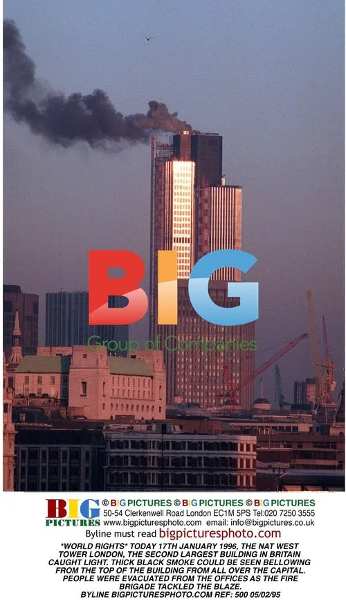 Nat West Tower Fire in London