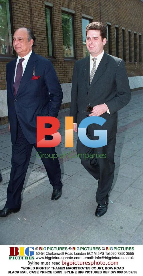 Prince Idris in Black Mail Case
