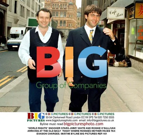 Snooker Stars Jimmy White and Ronnie O'Sullivan at Old Bailey