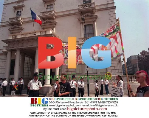 Greenpeace Demonstration at French Embassy