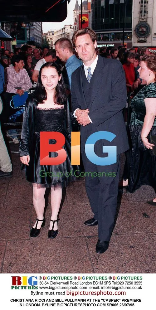 Christina Ricci and Bill Pullman at 'Casper' Premiere