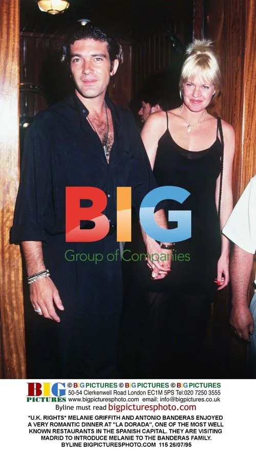 Melanie Griffith and Antonio Banderas in Madrid
