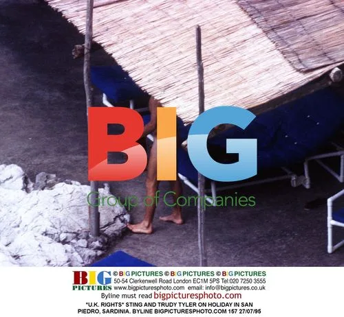 Sting and Trudy Tyler on Holiday in Sardinia